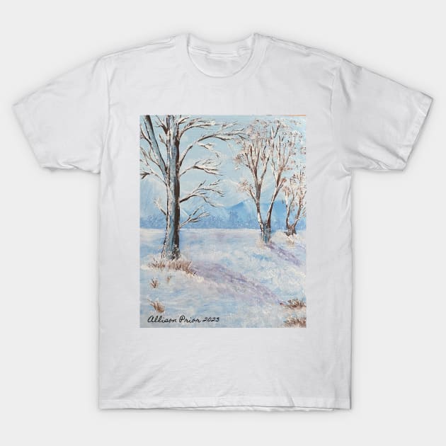 Winter Dream T-Shirt by Allison Prior Art